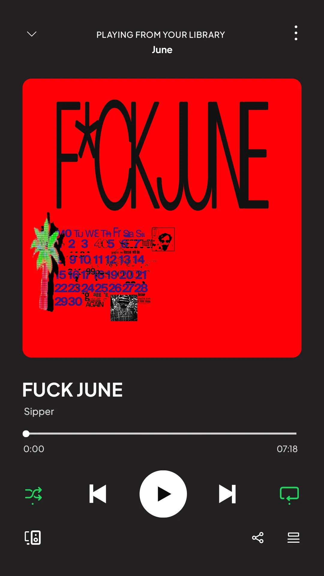 Spotify Song Mockupforsipper